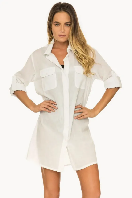 Classic Plain Longline Shirt|Jantzen