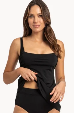Classics DD/E Cup Square Neck Tankini Separate|Poolproof Outlet