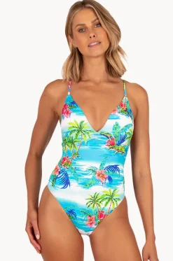 Cocos Islands Deep V One Piece|Baku Clearance