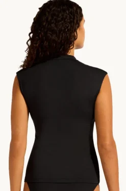 Collective Cap Sleeve Suntop|Seafolly Sale