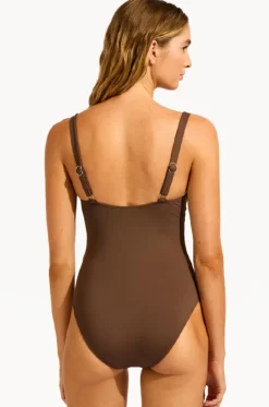 Collective Ruched Underwire One Piece|Seafolly Outlet