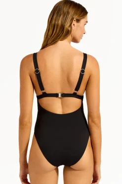 Collective Square Neck One Piece|Seafolly Best