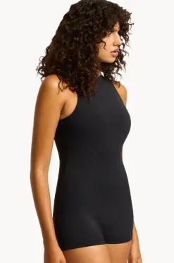 Collective Zip Back Boyleg One Piece|Seafolly Best