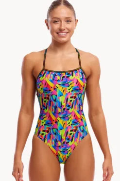Colour Funk Strapped In One Piece|Funkita Clearance