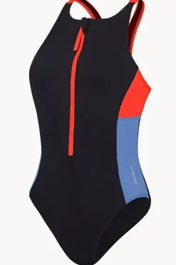 Colourblock Zip One Piece|Speedo Discount