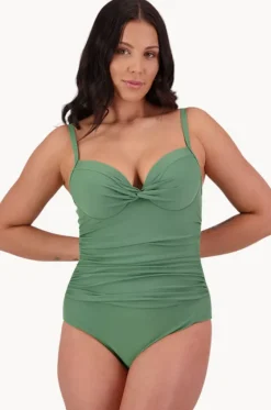 Contours F Cup Cross Front One Piece|Moontide Sale