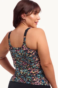 Copper Cluster Scoop Neck Tankini Separate|Funkita Hot
