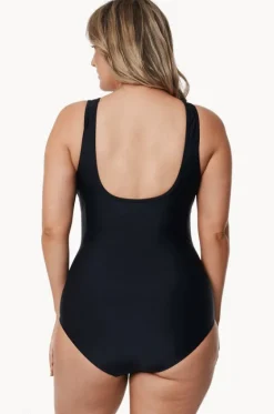 Cosmopolitan Mesh Bar High Neck One Piece|Jantzen New