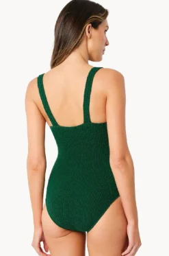 Crinkle Classic Square Neck One Piece|Une Piece Sale