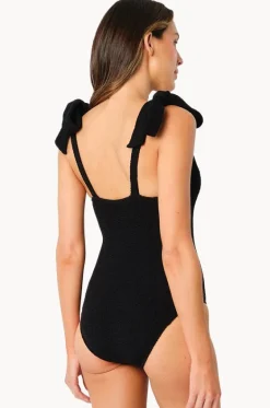 Crinkle Classic Square Neck One Piece|Une Piece Online