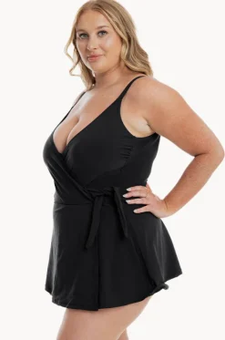 Cross Over Swim Dress|Togs Swimwear Discount