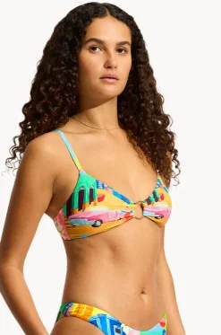 Cuba Ring Front Bralette|Seafolly