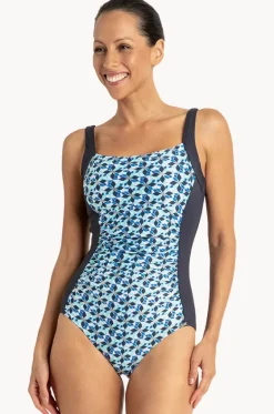 Deco Ruched Square Neck One Piece|Jantzen Discount