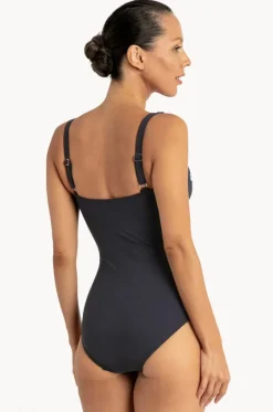 Deco Ruched Square Neck One Piece|Jantzen Discount