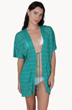 Diamante Open Front Kimono|J.valdi New