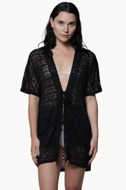 Diamante Open Front Kimono|J.valdi Clearance