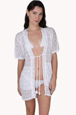 Diamante Open Front Kimono|J.valdi New