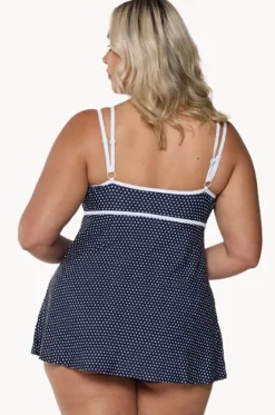 Dots DD/E Cup Swim Dress One Piece|Capriosca Sale