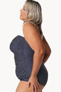 Dots Skirted Retro One Piece|Capriosca Outlet