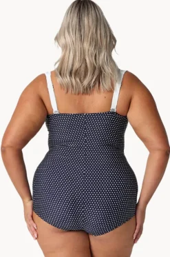 Dots Skirted Retro One Piece|Capriosca Outlet