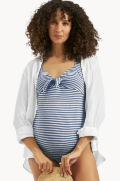 Dune Stripe One Piece|Ripe Maternity Discount