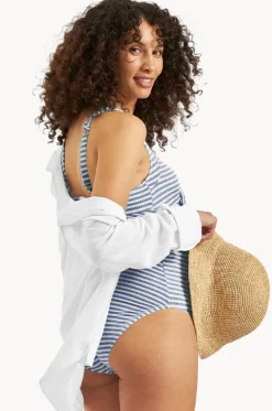 Dune Stripe One Piece|Ripe Maternity Discount
