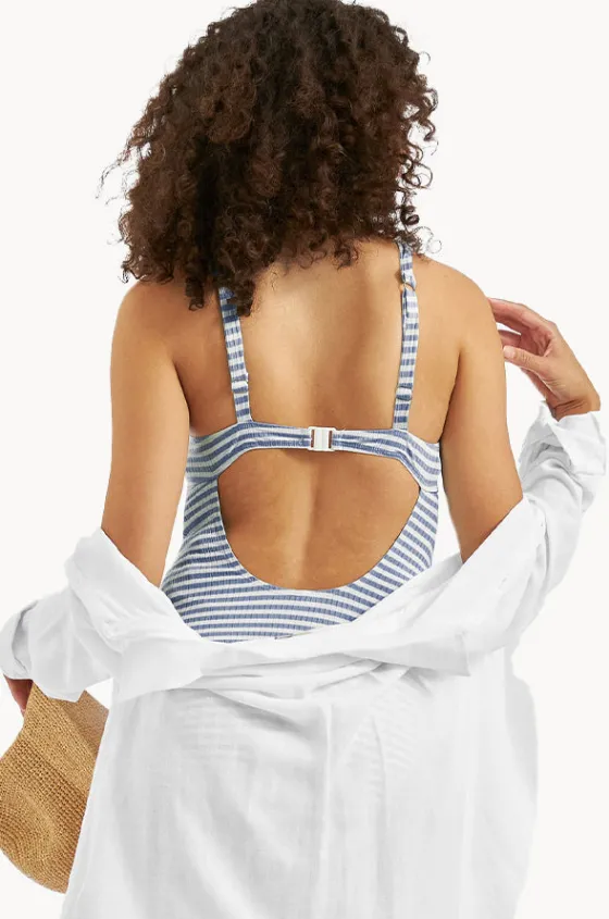 Dune Stripe One Piece|Ripe Maternity Discount