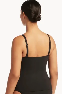 Eco Essentials Cross Front Tankini Separate|Sea Level Discount