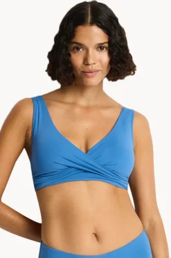 Eco Essentials Cross Front Bra|Sea Level Discount
