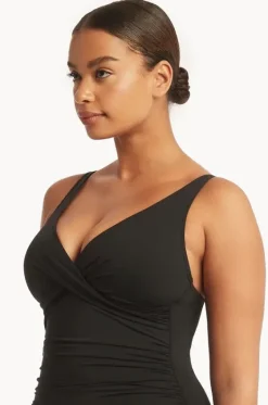 Eco Essentials Cross Front One Piece|Sea Level Discount