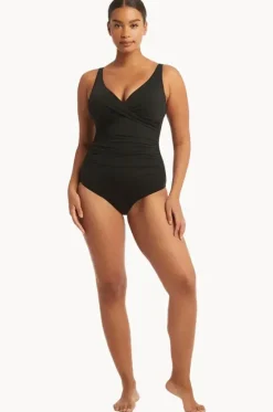 Eco Essentials Cross Front One Piece|Sea Level Discount