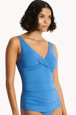 Eco Essentials Cross Front Tankini Separate|Sea Level Outlet