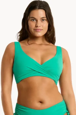 Eco Essentials Cross Front Bra|Sea Level Online