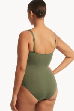 Eco Essentials Cross Front One Piece|Sea Level Online