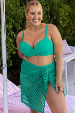 Eco Essentials D/DD Cup Cross Front Bra|Sea Level Hot