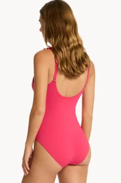 Eco Essentials D/DD Cup Frill One Piece|Sea Level Hot