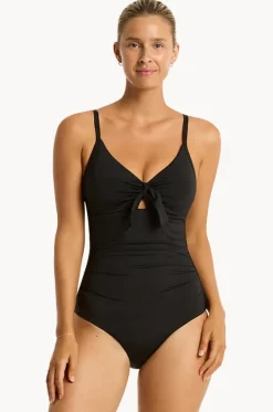 Eco Essentials DD/E Cup Tie Front One Piece|Sea Level New