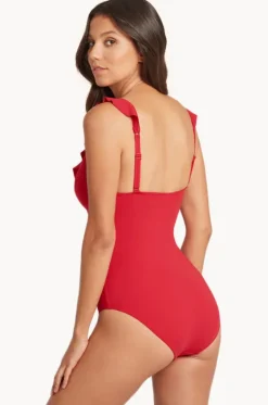 Eco Essentials Frill One Piece|Sea Level Best