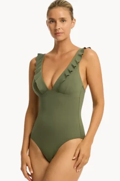 Eco Essentials Frill One Piece|Sea Level