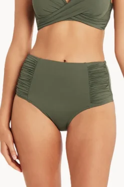 Eco Essentials Gathered High Waist Pant|Sea Level