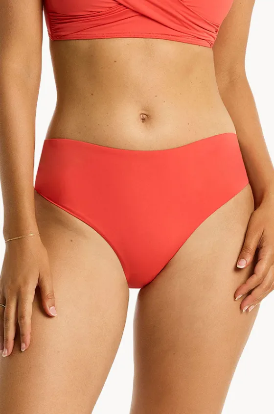 Eco Essentials Mid Bikini Pant|Sea Level Sale