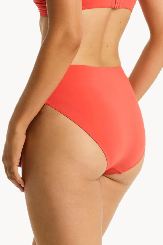 Eco Essentials Mid Bikini Pant|Sea Level Sale