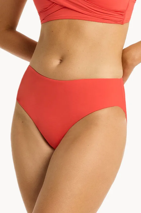 Eco Essentials Mid Bikini Pant|Sea Level Sale