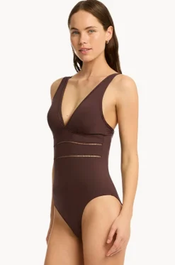 Eco Essentials Spliced One Piece|Sea Level Discount