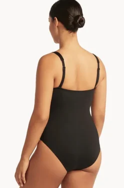 Eco Essentials Square Neck One Piece|Sea Level Clearance