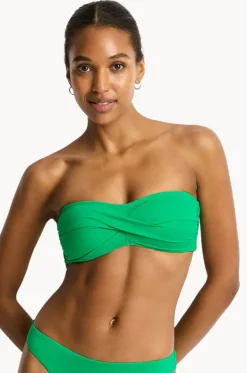 Eco Essentials Twist Bandeau|Sea Level Clearance