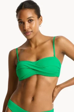 Eco Essentials Twist Bandeau|Sea Level Clearance