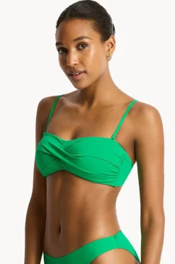 Eco Essentials Twist Bandeau|Sea Level Clearance