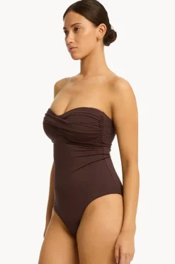 Eco Essentials Twist Bandeau One Piece|Sea Level Discount