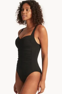 Eco Essentials Twist Front One Piece|Sea Level Clearance
